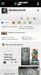 Mobile Screenshot of ghostexorcist.deviantart.com