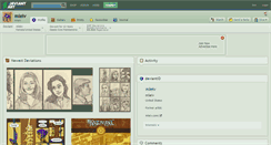 Desktop Screenshot of mleiv.deviantart.com