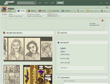Tablet Screenshot of mleiv.deviantart.com