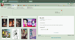 Desktop Screenshot of curiosajess.deviantart.com