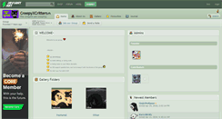 Desktop Screenshot of creepyxcritters.deviantart.com