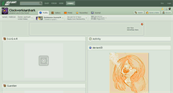 Desktop Screenshot of clockworkaardvark.deviantart.com