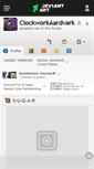 Mobile Screenshot of clockworkaardvark.deviantart.com