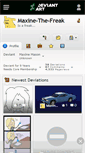 Mobile Screenshot of maxine-the-freak.deviantart.com