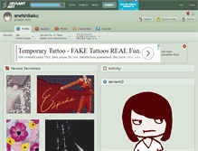 Tablet Screenshot of aneishikaku.deviantart.com