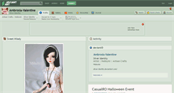 Desktop Screenshot of ambrosia-valentine.deviantart.com