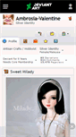 Mobile Screenshot of ambrosia-valentine.deviantart.com