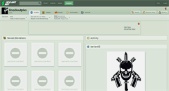 Desktop Screenshot of knockoutpixs.deviantart.com