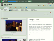 Tablet Screenshot of anurenwaedor.deviantart.com