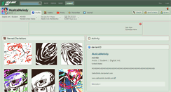 Desktop Screenshot of musicalmelody.deviantart.com