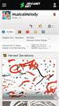 Mobile Screenshot of musicalmelody.deviantart.com