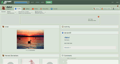 Desktop Screenshot of diabol.deviantart.com