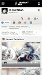 Mobile Screenshot of elementas.deviantart.com