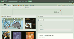 Desktop Screenshot of ack.deviantart.com