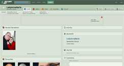 Desktop Screenshot of ladyannamaria.deviantart.com