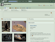 Tablet Screenshot of kerya-alexis.deviantart.com