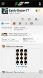 Mobile Screenshot of earth-shaker77.deviantart.com