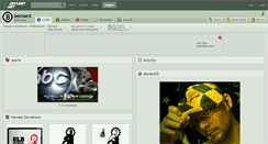 Desktop Screenshot of bernard.deviantart.com