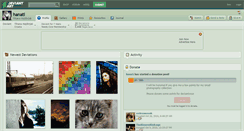 Desktop Screenshot of hanati.deviantart.com