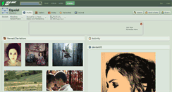 Desktop Screenshot of equulei.deviantart.com