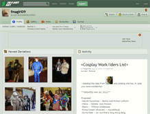Tablet Screenshot of fmagirl09.deviantart.com