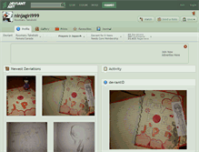 Tablet Screenshot of ninjagirl999.deviantart.com