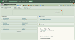 Desktop Screenshot of meowkittythanksplz.deviantart.com