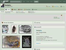 Tablet Screenshot of neokatry.deviantart.com