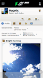 Mobile Screenshot of macolic.deviantart.com