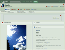 Tablet Screenshot of macolic.deviantart.com