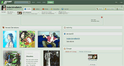 Desktop Screenshot of indecisivebetch.deviantart.com