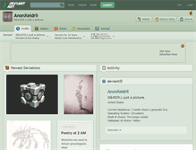 Tablet Screenshot of anonxeidrii.deviantart.com