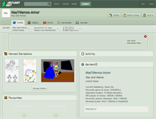Tablet Screenshot of masymenos-amor.deviantart.com
