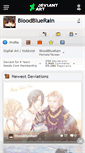 Mobile Screenshot of bloodbluerain.deviantart.com