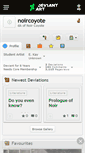Mobile Screenshot of noircoyote.deviantart.com