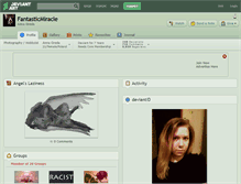 Tablet Screenshot of fantasticmiracle.deviantart.com
