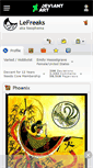Mobile Screenshot of lefreaks.deviantart.com
