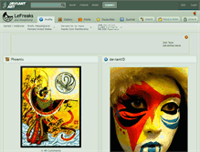 Tablet Screenshot of lefreaks.deviantart.com