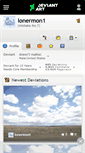 Mobile Screenshot of lonermon1.deviantart.com