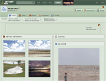 Tablet Screenshot of lonermon1.deviantart.com