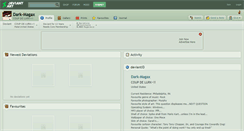 Desktop Screenshot of dark-magax.deviantart.com