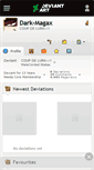 Mobile Screenshot of dark-magax.deviantart.com
