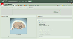 Desktop Screenshot of flying-lemon.deviantart.com
