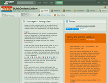 Tablet Screenshot of dutchdeviantsunite.deviantart.com