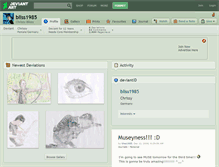 Tablet Screenshot of bliss1985.deviantart.com