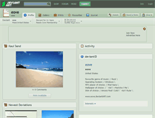 Tablet Screenshot of eove.deviantart.com