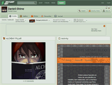 Tablet Screenshot of daniell-shime.deviantart.com