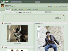 Tablet Screenshot of eolverine.deviantart.com