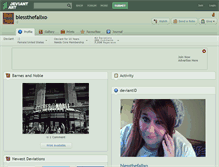 Tablet Screenshot of blessthefallxo.deviantart.com