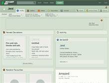 Tablet Screenshot of jaral.deviantart.com
